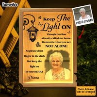 Personalized Memorial Upload Photo Keep The Light On Picture Frame Light Box 31645 thumb 1