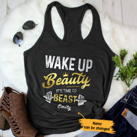 Personalized Gym Women Racerback Tank JL72 85O65 thumb 1