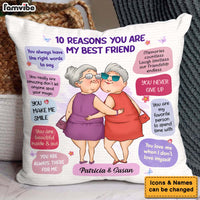 Personalized Gift Reasons You Are My Friend Pillow 31105 thumb 1
