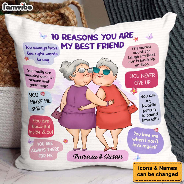 Personalized Gift Reasons You Are My Friend Pillow 31105 1