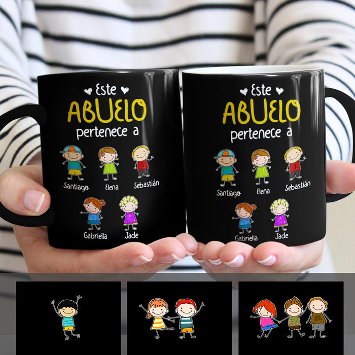 Personalized Abuelo Spanish Grandpa Belongs Mug MR233 81O34 1