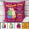 Personalized Gift For Friends French À Ma Meilleure Amie Pillow 30985 1