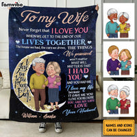 Personalized Gift For Couple Love To The Moon And Back Blanket 31277 thumb 1