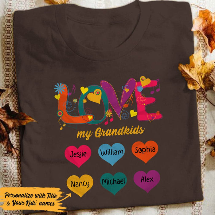 Personalized Grandma Mom T Shirt JN172 85O53 1