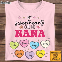 Personalized Gift For Grandma My Sweethearts Call Me Nana Shirt - Hoodie - Sweatshirt 31707 thumb 1