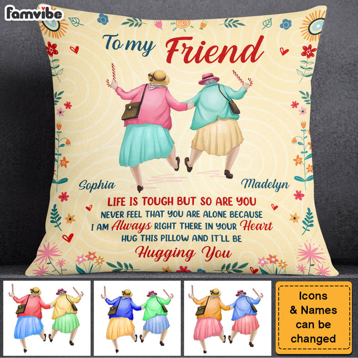 Personalized Gift For Friend Right There In Your Heart Pillow 30435 1