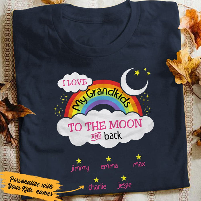 Personalized Grandma Love To The Moon T Shirt JN161 95O53 1