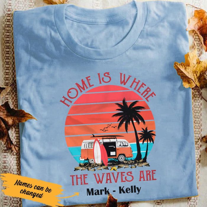 Personalized Surfing White T Shirt JN152 74O53 1