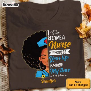 Personalized BWA Nurse Proud T Shirt JL273 27O57 1