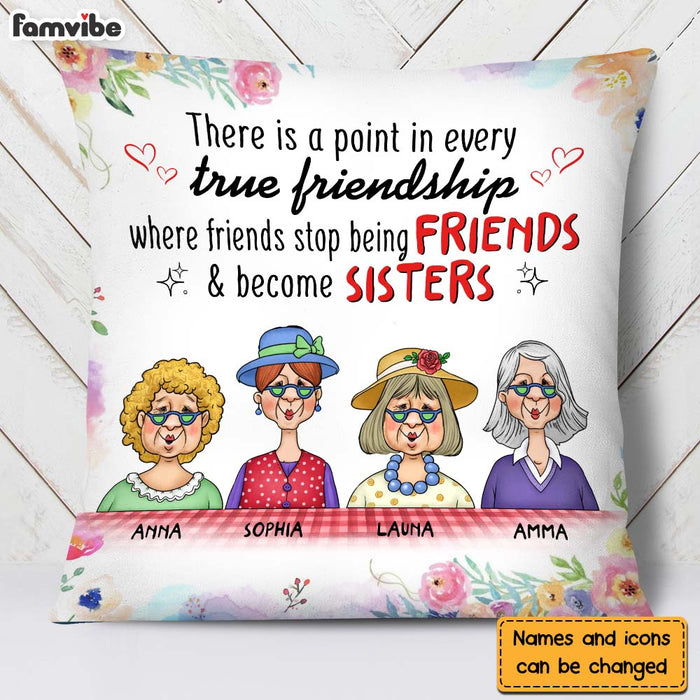 Personalized Gift For Friends Become Sisters Pillow 30774 1