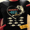 Personalized Fishing Dad Grandpa Reel Love T Shirt MY62 95O53 1