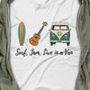 Surf Jam Van Beach White T Shirt JN171 65O65 thumb 1