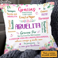 Personalized Gift For Grandma Spanish Abuela Bendita Pillow 30461 thumb 1