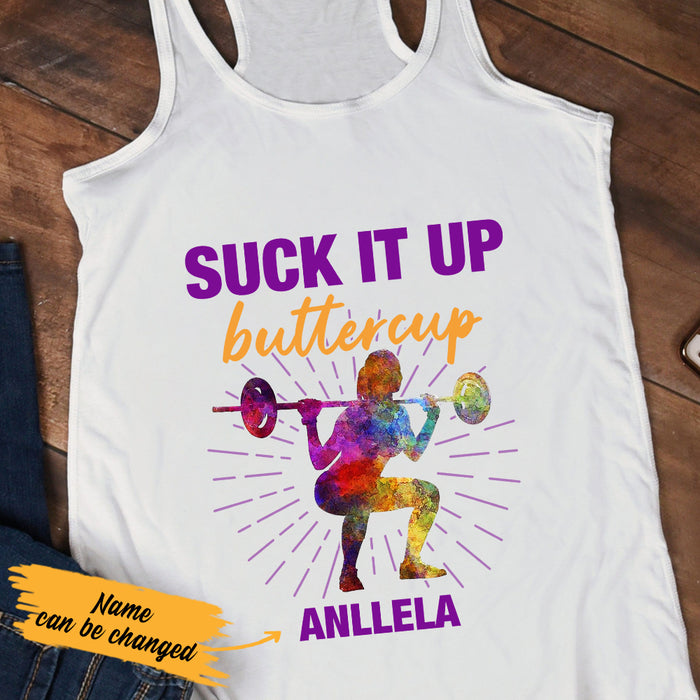 Personalized Gym Women Squat Racerback Tank JL132 95O36 1