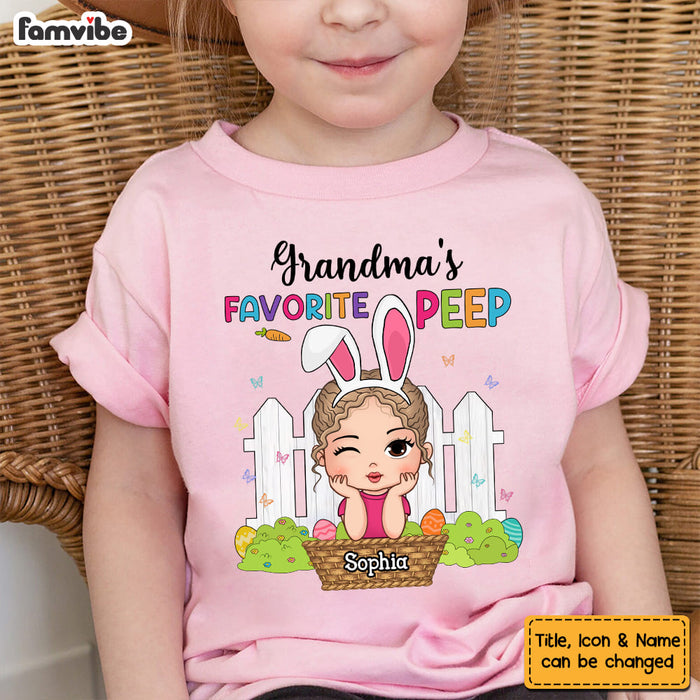 Personalized Gift For Granddaughter Grandma's Favorite Peep Kid T Shirt - Kid Hoodie - Kid Sweatshirt 31596 1