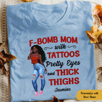 Personalized BWA Mom Tatoo T Shirt AG172 81O58 thumb 1