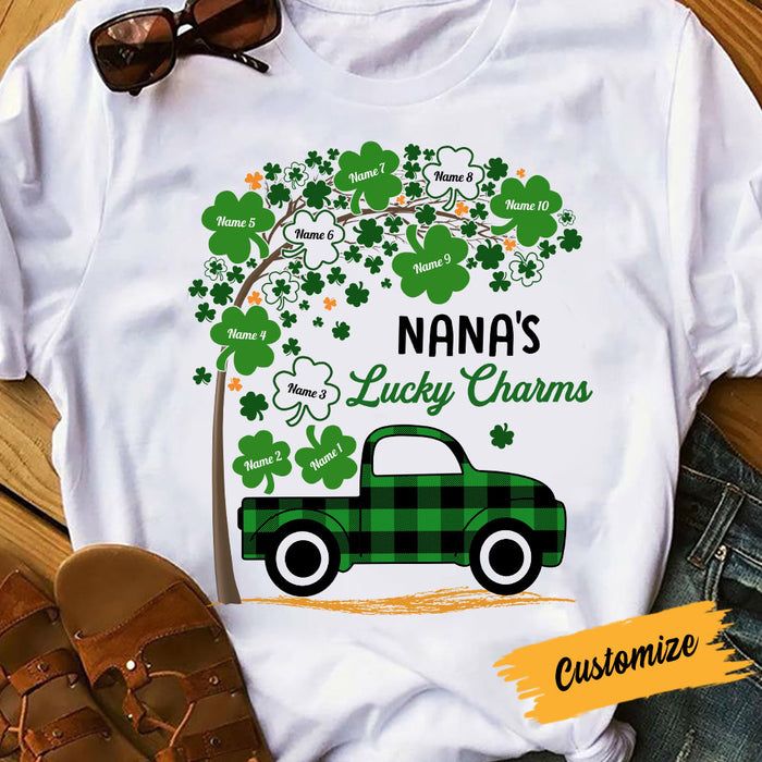 Personalized Grandma Patrick's Day T Shirt FB153 95O53 1