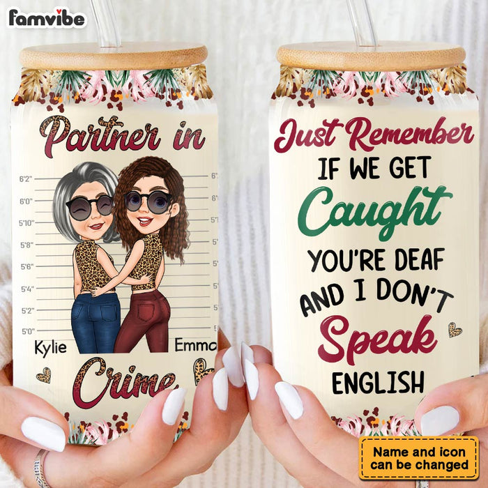 Personalized Gift For Mom Partner In Crime Glass Can 32258 1