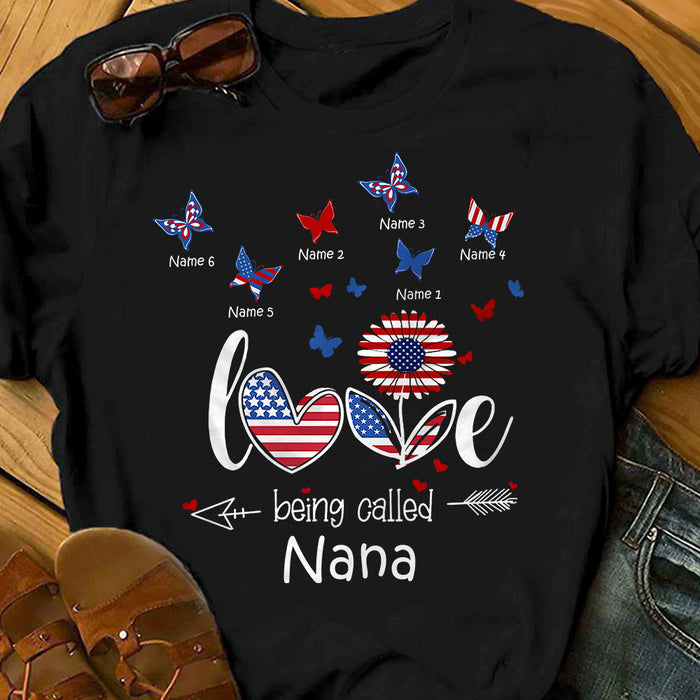 Personalized Mom Grandma Love Being T Shirt MY271 30O58 1