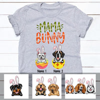 Personalized Easter Mom Bunny Dog T Shirt FB242 65O60 thumb 1