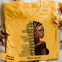 Personalized BWA I Am African T Shirt AG31 65O47 thumb 1