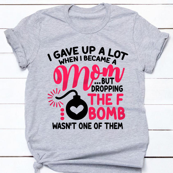 Became Mom T Shirt  DB2223 30O53 1