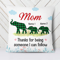 Personalized Elephant Mom Grandma Pillow AP81 26O34 (Insert Included) thumb 1