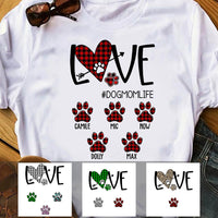 Personalized Dog Mom Life Love T Shirt OB193 30O60 thumb 1