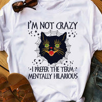 Black Cat Hiss Off Halloween T Shirt JL201 85O53 thumb 1