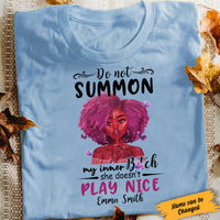 Personalized Don't Summon T Shirt JL253 65O34 thumb 1