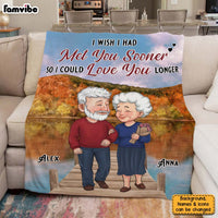 Personalized  I Wish I Had Met You Sooner Couple Blanket 30651 thumb 1