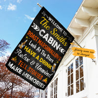 Personalized Make Memories At The Cabin Forest Flag AG171 73O47 thumb 1