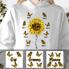 Personalized Mom Grandma Sunflower Hoodie MR262 30O60 1
