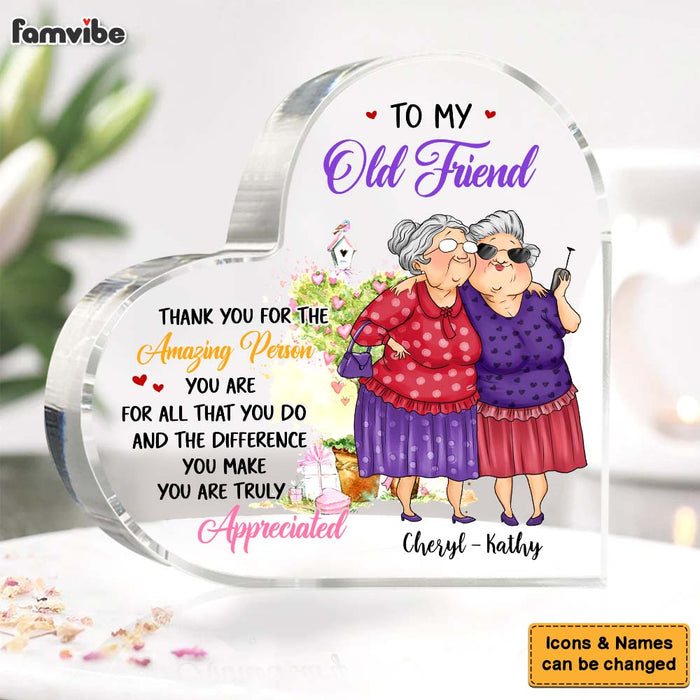 Personalized Gift For Friends The Amazing Person You Are Acrylic Plaque 31278 1