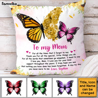 Personalized To My Mom Love You For Your Kind Support Pillow 32160 thumb 1