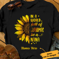 Personalized Grandma Sunflower T Shirt NB262 85O57 thumb 1