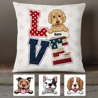Personalized Love Dog Pillow AP292 87O60 (Insert Included) thumb 1