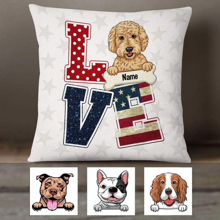 Personalized Love Dog Pillow AP292 87O60 (Insert Included) 1