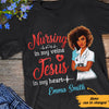 Personalized Jesus Nurse Melanin T Shirt JN211 65O57 thumb 1