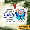 Personalized Butterfly Memorial Mom Dad Smile Benelux Ornament NB162 81O60 1
