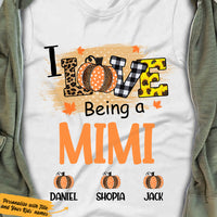 Personalized Grandma Fall T Shirt AG223 87O36 thumb 1