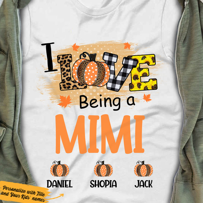 Personalized Grandma Fall T Shirt AG223 87O36 1