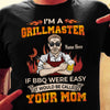 Personalized Dad Grillmaster BBQ T Shirt JL92 25O34 1