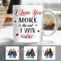 Personalized Mom And Daughter Love Mug FB222 67O57 thumb 1