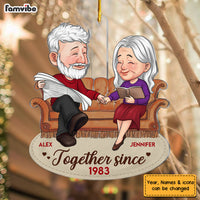 Personalized Couple Together Since Ornament 30507 thumb 1