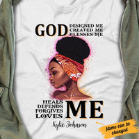 Personalized BWA God Create White T Shirt JN81 81O34 thumb 1