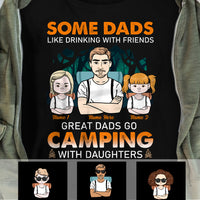 Personalized Camping Dad Grandpa T Shirt JN181 26O34 thumb 1