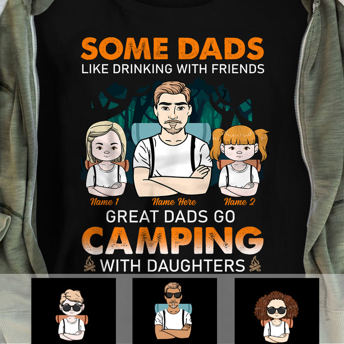 Personalized Camping Dad Grandpa T Shirt JN181 26O34 1