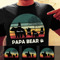 Personalized Dad Bear T Shirt AP198 81O58 thumb 1