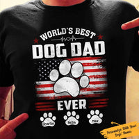 Personalized Dog Dad  T Shirt MY222 67O57 thumb 1
